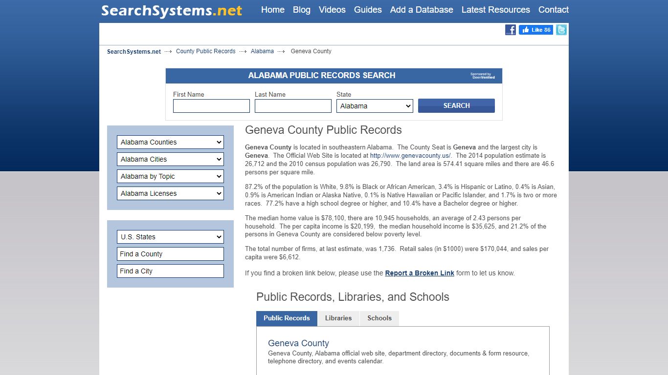Geneva County Criminal and Public Records